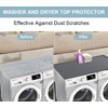 Silicone Washing Machine Drain Pan, 54"x27.5" 0.79" Raised Edge Mat,