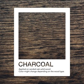 Natura Onecoat, 2 Component Wood Stain Oil, 360 mL (12.17 fl oz), Easy to Apply, Very Low Odor, Interior Furniture & Surfaces, Dries Fast, VOC/Solvent Free Protect & Restorer, Charcoal