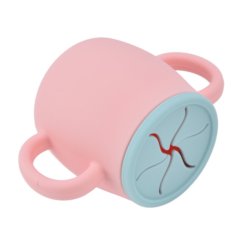 Silicone Toddler Cup Drop Proof Portable Baby Training Cup with