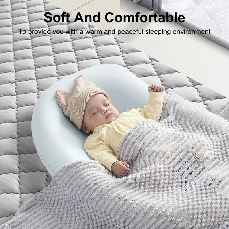 Mattress Protector 180 x 200 cm, Waterproof Fitted Sheet, All-Round