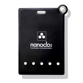 Nanoclo2 Air Hygiene for Travelling, Nanoclo2 Reduces Viruses, Bacteria & Germs on the Go, in Crowds & When Travelling, 2 Months Functional Time, AirAntiVirus, Colour: (Black)
