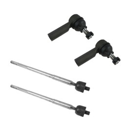 VQAVXAV 4pcs Tie Rod End Set Kit Front Left Driver and Right Passenger Inner Outer Side Steering FWD for Pontiac for Vibe 1.8L 2003-2008,for Toyota for Matrix 1.8L 2003-2008