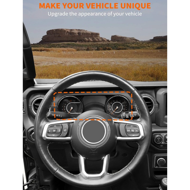 Savadicar Carbon Fiber Interior Accessories - Instrument Panel Trim Set