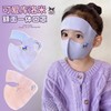Kids' Outdoor Windproof Warm Winter Face Mask with Ear Loops Blue Cinnamoroll 5ea