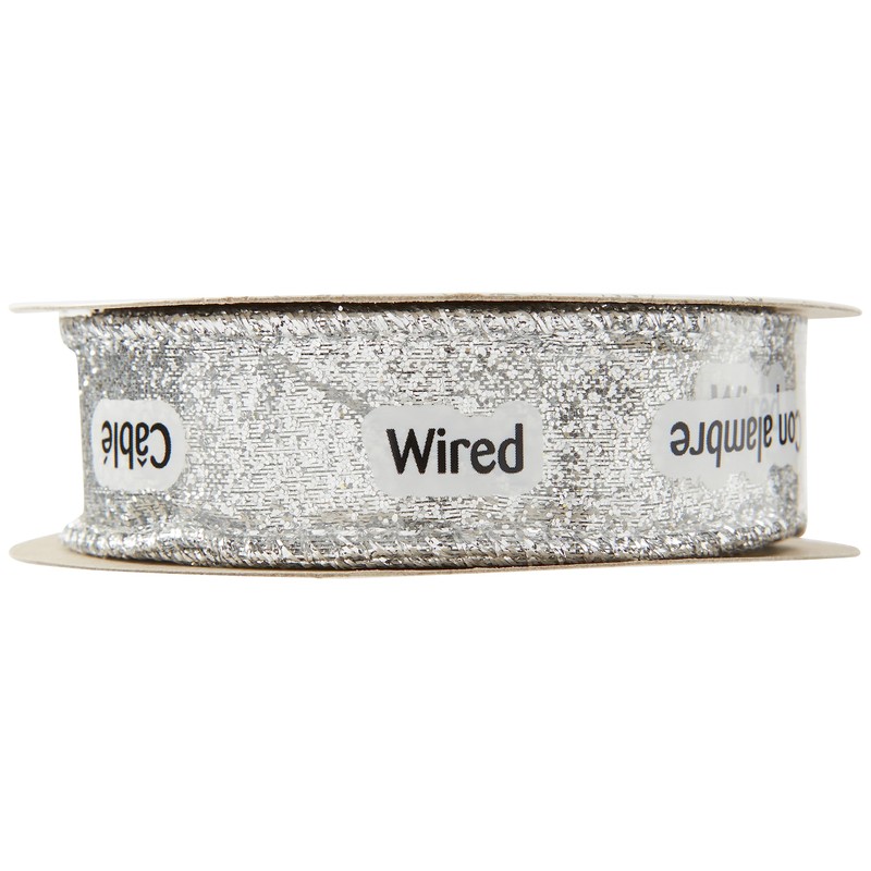 Offray 251155 7/8" Wide Metallic Craft and Decorative Ribbon, 9-Foot