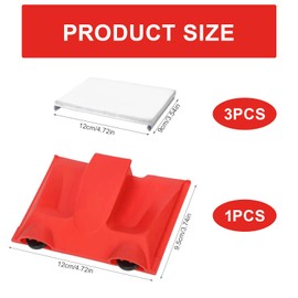 Benaewa Paint Edger Tool with 3 Pcs Replacement Pad Refills, Painting Edger for Cutting in, Edging Brush for Walls and Ceilings