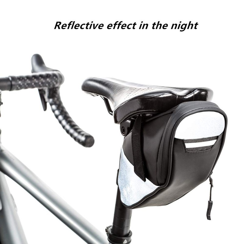 HOMPER Bicycle Saddle Bag,1.5L Waterproof Cycling Wedge Storage Seat Pack