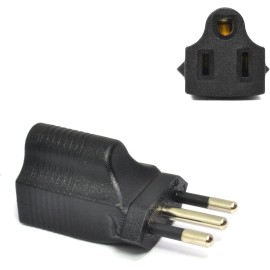 Ceptics Italy Travel Plug Adapter Accepts NEMA 5-15R - ETL Certified (IG-12)