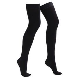 Baluue Long Stockings Compression Socks Women Elastic Thigh High Open Toe Relief for Varicose Veins Ideal for Travel Sports