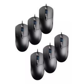 Importeek 20pz Mouse Optico Alambric Usb Ergonomico Portatil Pc Laptop