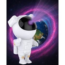 Star Projector Galaxy Night Light - Astronaut Space Projector, Starry Nebula Ceiling LED Lamp with Timer and Remote, Kids Room Decor Aesthetic, for Christmas & Birthdays