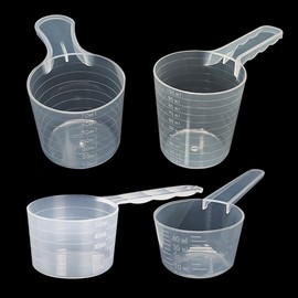 4 Pcs Small Plastic Measuring Scoops Kitchen Measuring Spoons Baking Powders Measuring Scoops Protein Powder Spoon Scoop Coffee Tablespoon Scoop with Short Handle