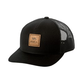 RVCA Men's Adjustable Snapback Brim Hat, Curved Trucker/Camo, One Size