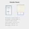 Joydeco Cordless Zebra Blinds for Windows, Dual Layer Light Control