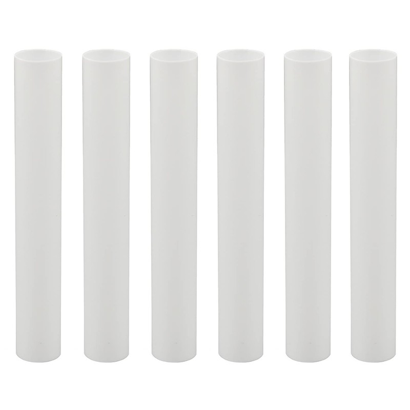Creative Hobbies® 6" White Plastic Candle Covers Sleeves Chandelier Socket
