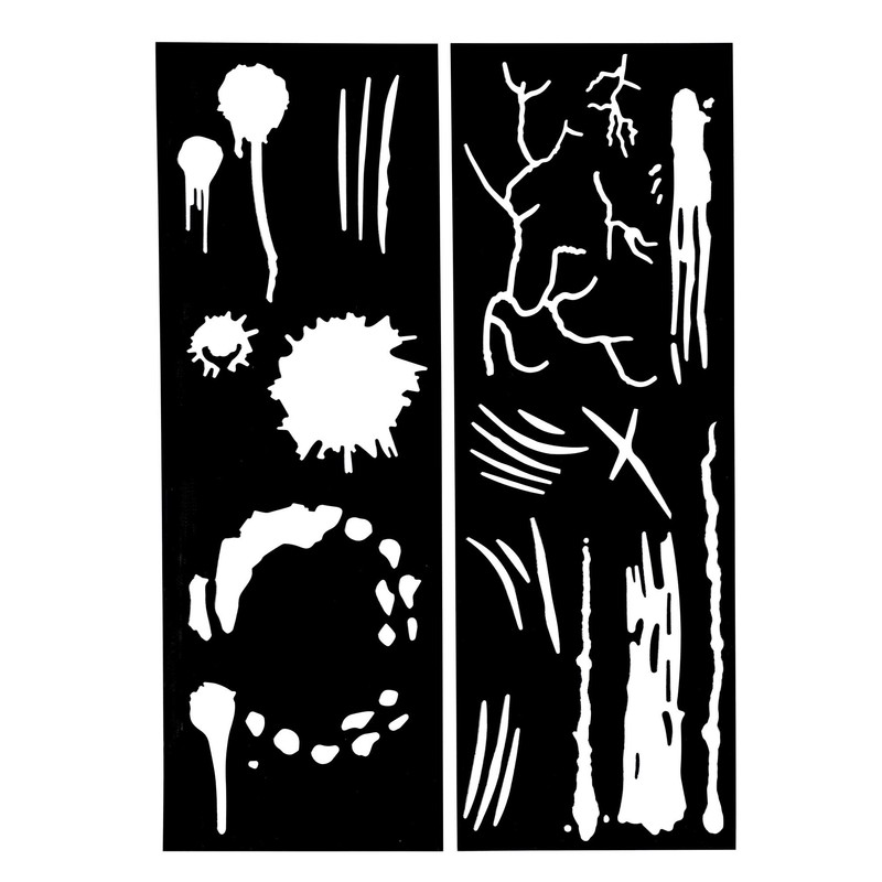 wet n wild Fantasy Makers Face and Body Stencil, Catwalk