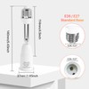ORALUCE Light Socket Extender, E26 to E26 Adapter, Adjustable 180