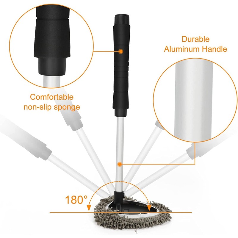 JOYFUL&HOPEFUL Car Windshield Cleaning Tool, Car Inside Window Cleaner Tool