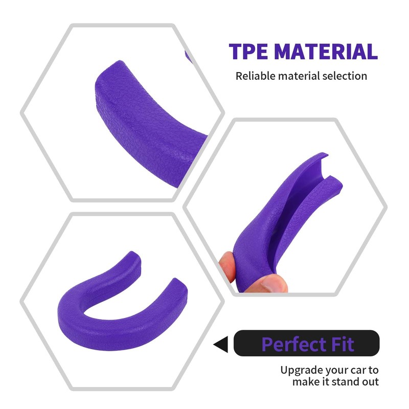 RT-TCZ Tow Hook Covers Bumper Tow Hook Covers Rubber Protector