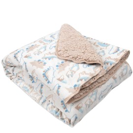 Baby Essentials Sherpa Fleece Baby Blanket for Boys and Girls – Super Soft Warm Reversible Baby Blankets for Newborns, Infants, Toddlers, and Nursery