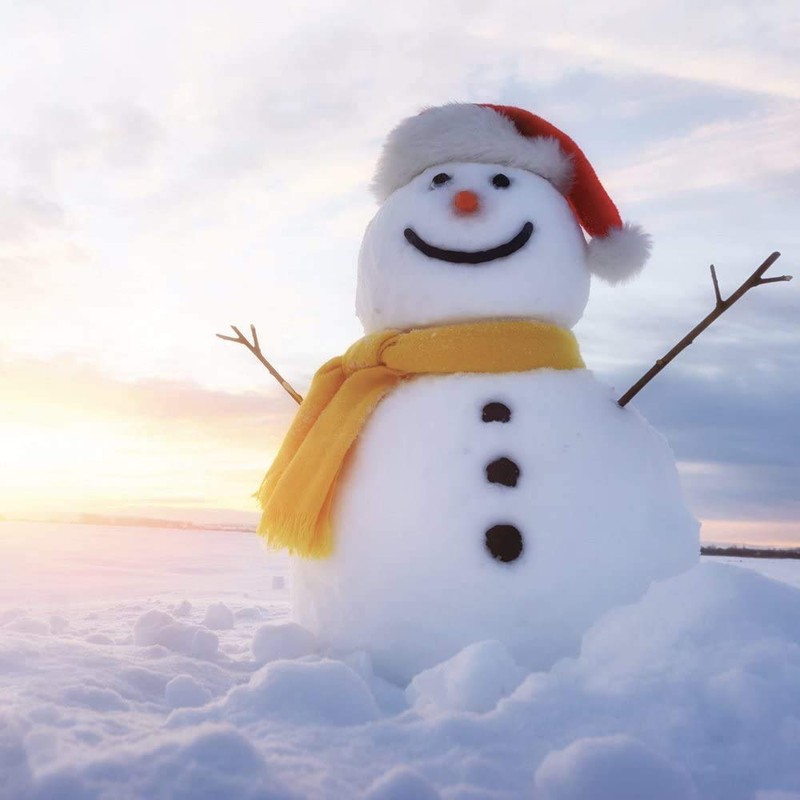 Great Papers! Snowman Sunset Holiday Letterhead, 8.5" x 11", 80