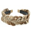 Weenwill Hair Braid Headband,Messy Wide 2 Strands Fishtail Braided Plaited