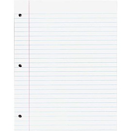 Pacon Composition Paper, 8 1/2"X11", 500 Sheets, White, PAC2402