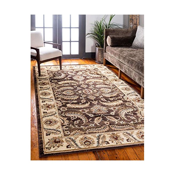 Unique Loom Voyage Collection Traditional Oriental Classic Brown Area Rug (9' 0 x 12' 0)