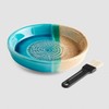 evergrate Geniales Duo: Plate Grater and Dipping Bowl Ocean Motif