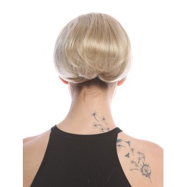 WIG ME UP - 909AB-V-24 Ponytail Hairpiece Extensions very short straight voluminous like hair bun light ash blond