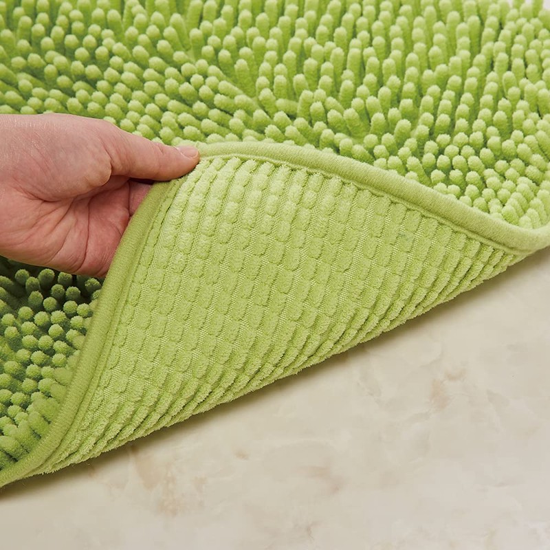 Eyedia Bath Mat, Microfiber, Quick Drying, Water Absorbent, 13.8 x