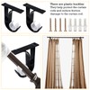 Curtain Rod Ceiling Mount Brackets 2 Pack Ceiling Mount Curtain