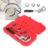 Multifunctional Wrench Double Ended Adjustable Opening Aluminium Alloy for Basin