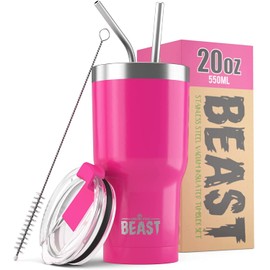 Greens Steel New Beast Tumbler, Stainless Steel, Vacuum Insulated Rambler Coffee Cup, Double Wall Travel Flask