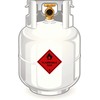 Pack of 2 strong Magnetic, flammable gas 100mm x 100mm