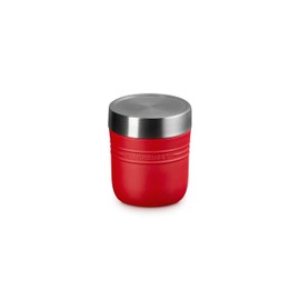 【Red Dot Design Award 2025 Recipient】Le Creuset Stainless Steel Vacuum Insulated Soup Jar Lunch Jar 500ml Cherry Red Easy to Wash Simple Maintenance On the Go Portable Convenient