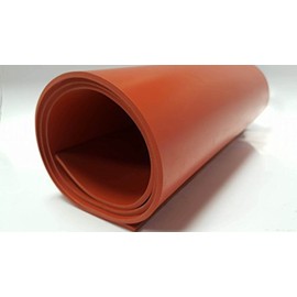 .062" 2" x 10' Industrial Silicone Rubber|Temperature-Resistant, Versatile, Durable & Flexible|Weatherproof, Gasketing|UV, Moisture Resistant