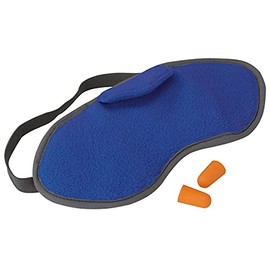 TravelSafe Unisex TS0362 Eyemask and Ear Plugs, Blue,