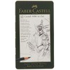 Faber-Castell Castell 9000 Art Pencil Set, 12 Pencils, Wood, Black,