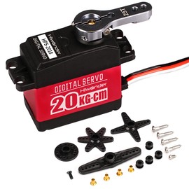 Hiwonder 20KG High Torque Digital Servo Motor Full Metal Gear, Metal Case Waterproof for RC Mode DIY,Control Angle 180°