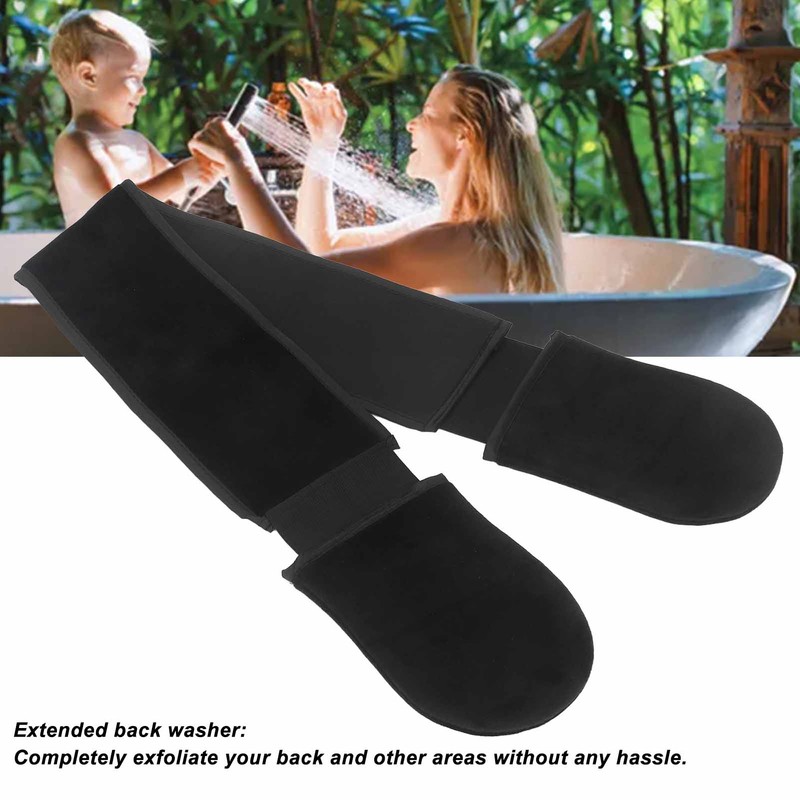 Exfoliating Back Scrubber Lengthened Portable Back Scrubber Towel for Home
