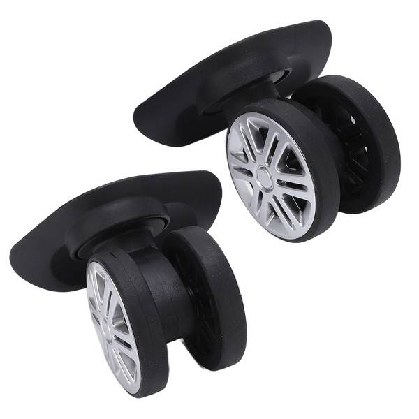 ZAWELIYO 1 Pair Suitcase Casters, PP PET Luggage Swivel Wheels