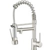 OWOFAN Kitchen Sink Faucet with Pull Down Sprayer, Contemporary Stainless