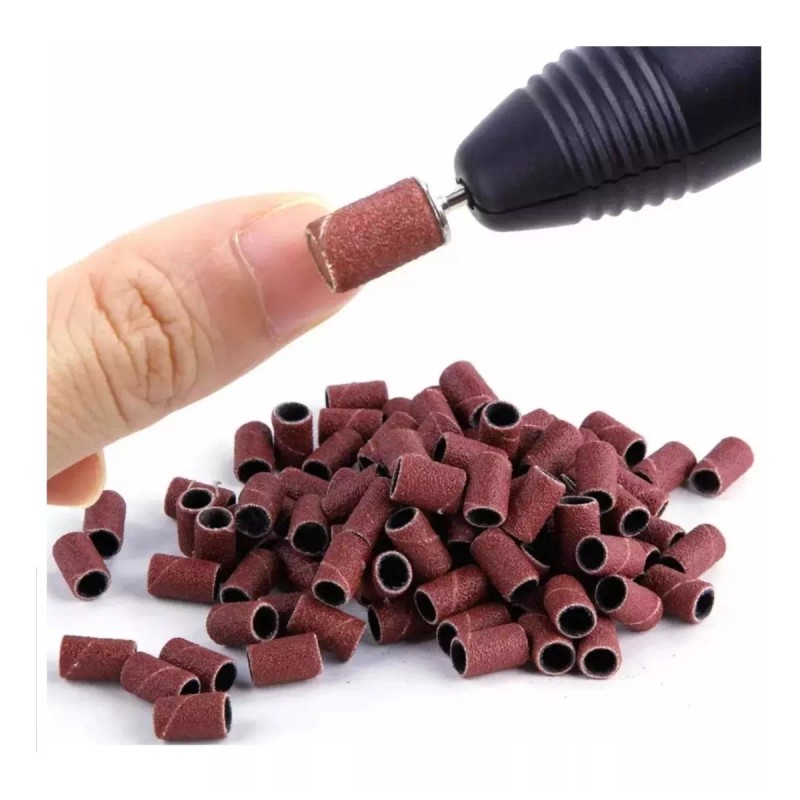 KFMX Barrilitos Para Driil Esmeril Uñas #80 #120 #180