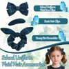 6pcs Uniform Hair Accessories for Girls, 2 Back to School