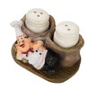 Cute Chef Statue Salt & Pepper Bottle Holder Ornaments Home