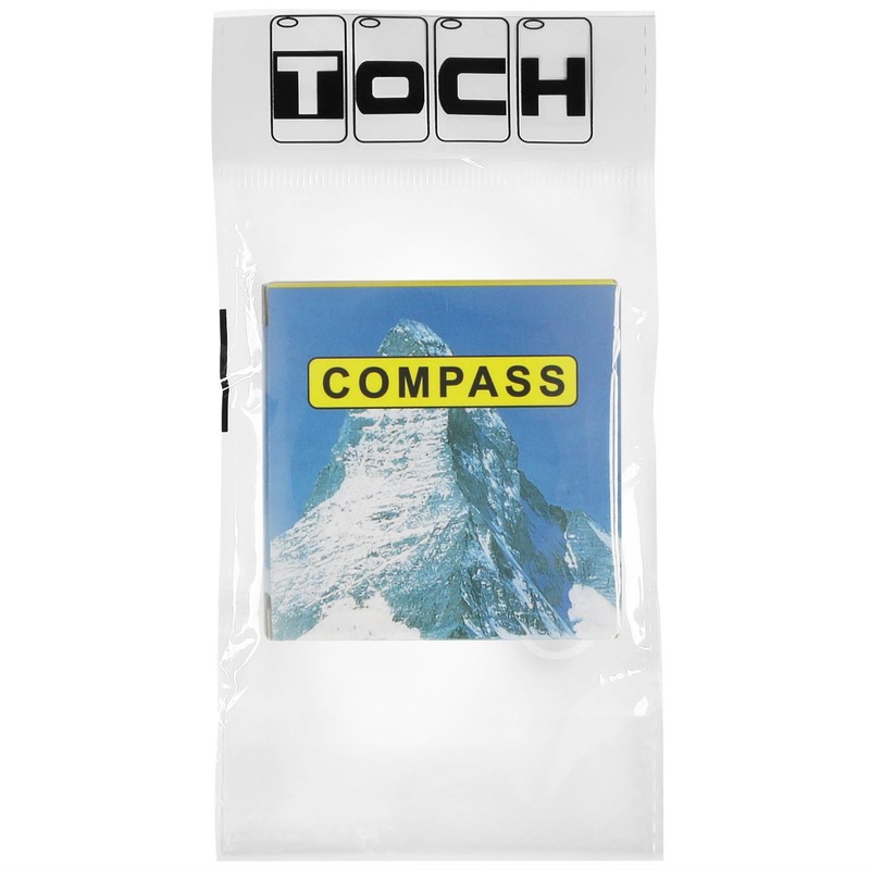 Toch Camping Hiking Portable Pocket Watch Flip-Open Compass Outdoor Navigation