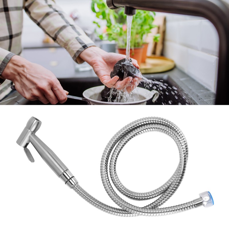 Kitchen Sink Sprayer Kit 304 Stainless Steel Handheld Bidet Sprayer