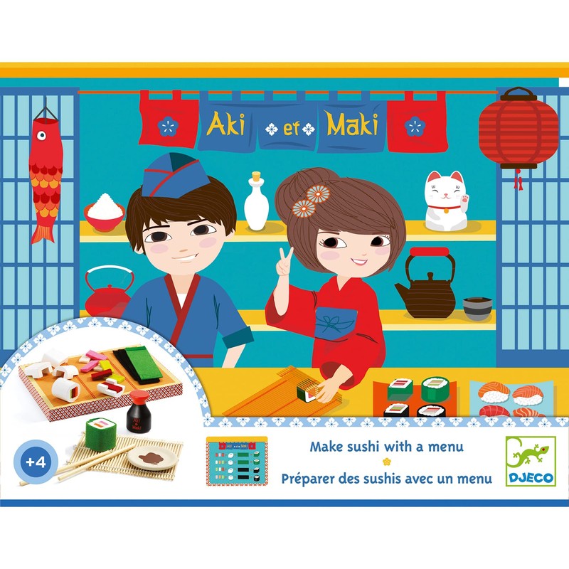 Djeco keukenaccessoire sushi kraam Aki et Maki