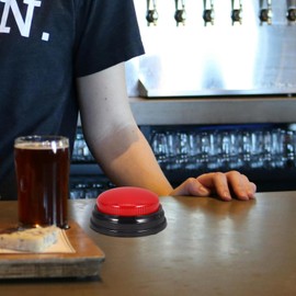 UKCOCO Game Answer Buzzers: Red Round Game Show Buzzers Answer Button Props Party Contest Prop for Kids Adult